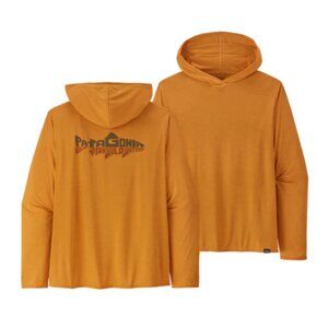 Patagonia Men's Yellow Hooded Long-Sleeve Pullover